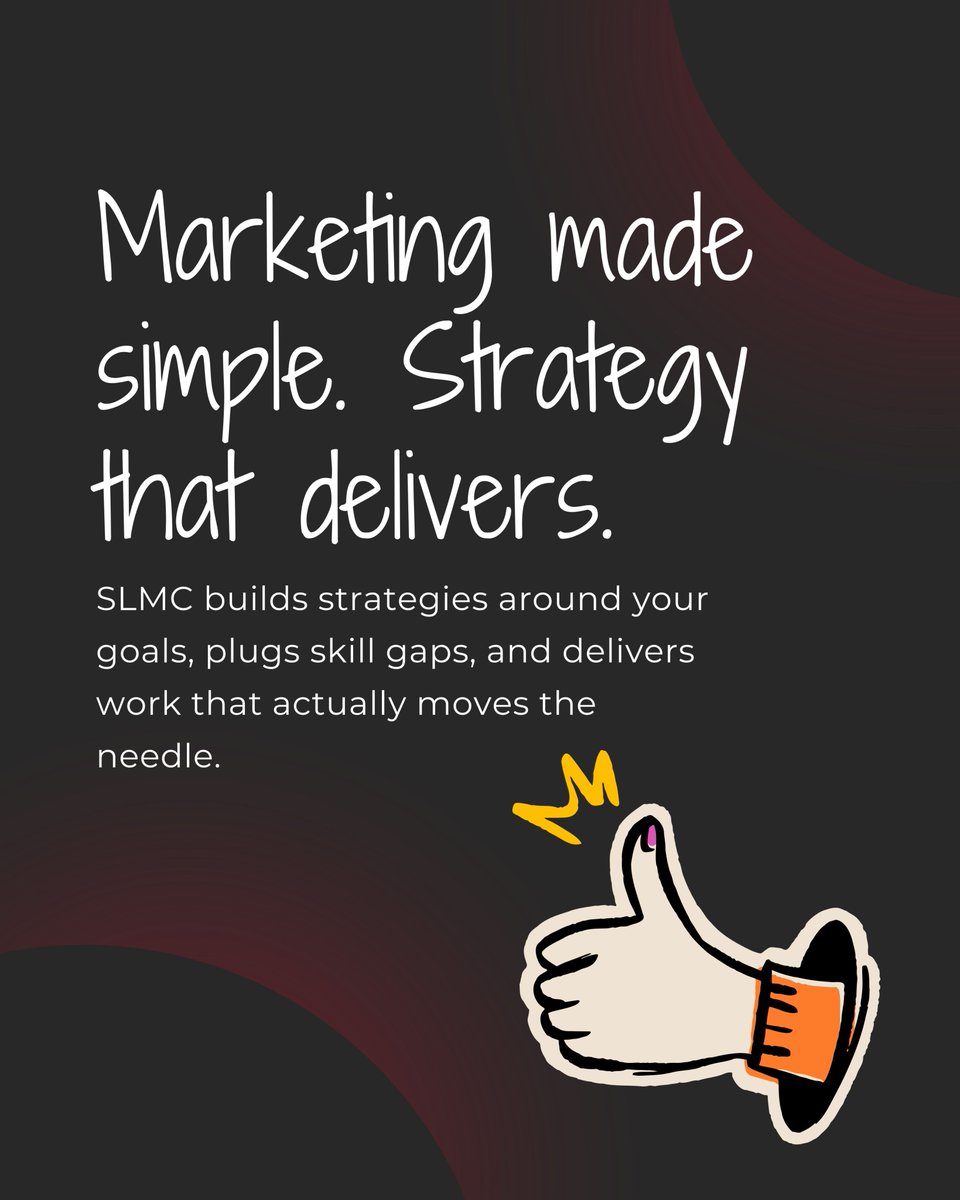 We help businesses simplify their #marketing without cutting corners.

As an #outsourcedmarketing partner, we build strategies around your goals, plug skill gaps, &amp; deliver work that actually moves the needle.

📧 phoeber@slmc-consulting.com