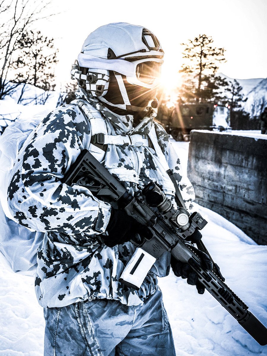 NATO's tweet image. The Royal Marines are back in the Arctic Circle ❄️

The UK and Norway are beginning a new chapter of working side-by-side to defend the northern part of the Alliance. Under a new agreement, the UK’s Commando Force, led by the Royal Marines, will operate year-round across Northern…