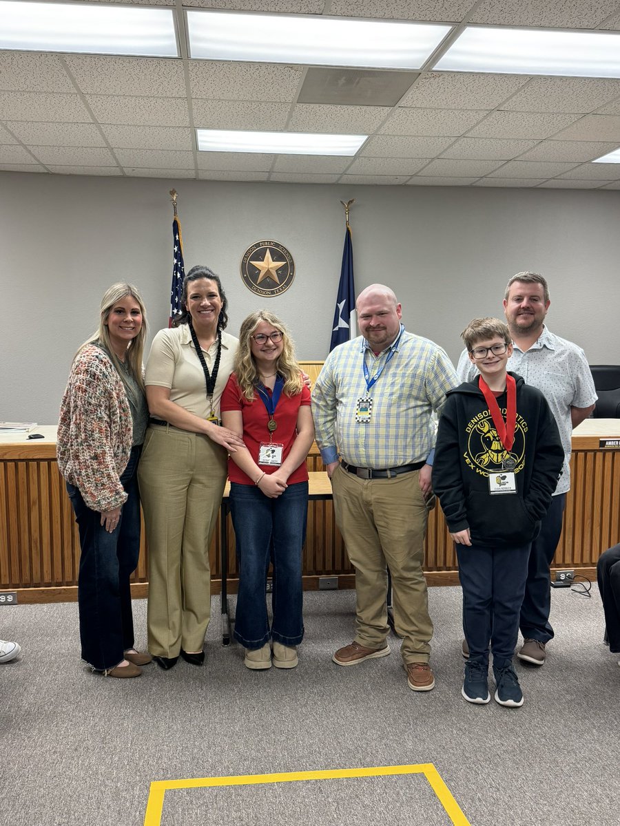 Eighteen stellar spellers from SMS met in the DISD Administration Board Room yesterday to compete in the 2026 District Spelling Bee! 

After 6 rounds, Olivia Lowery captured the title by successfully spelling the word muffler. Evan Bernier was the Runner-Up.