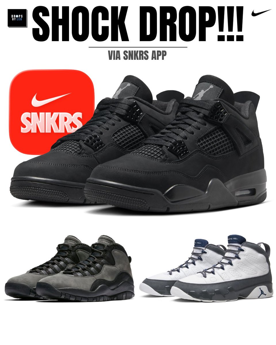 snkrs app shock drop today