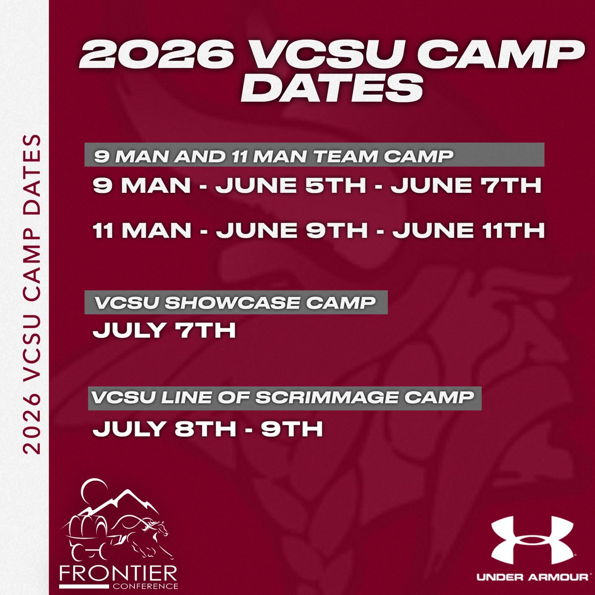 VCSU Football tweet media