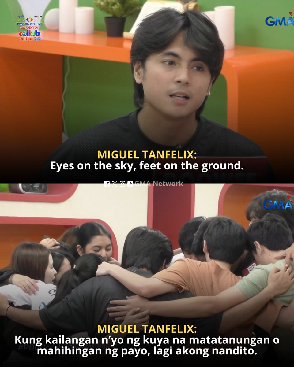 #PBBCollab20TYSMiggy: The best ka, Kuya Miguel! 👏🏻

Watch #GMAPBBCollab on weekdays at 9:40 PM and on weekends at 6:15 PM on GMA! 

For PBB All-Access Livestream, visit: GMANetwork.com/PBBLivestream
