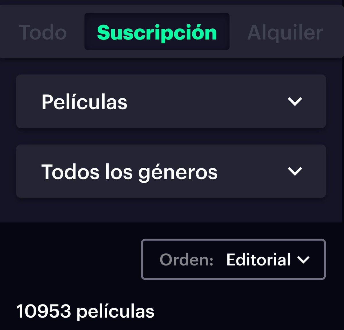 Acabo de descubrir Filmin y que pasada, un montón de películas que no encontraba por ninguna parte están ahí, sobre todo asiáticas.