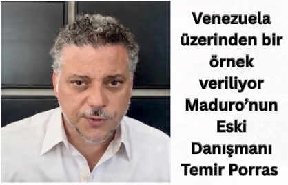 #Maduro 'nun Eski Danışmanı Temir Porras'ın Qwen
Jones ile görüşmesinde #Venezuela'nın bugünkü durumu ve gelecegine dair yapılan açıklamaları:  m.facebook.com/story.php?stor…
