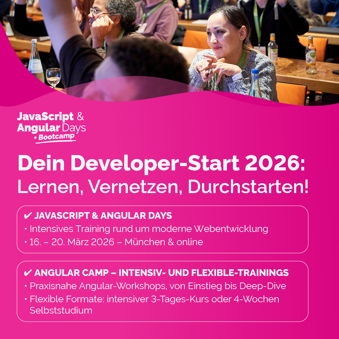 JavaScript & Angular Days tweet media
