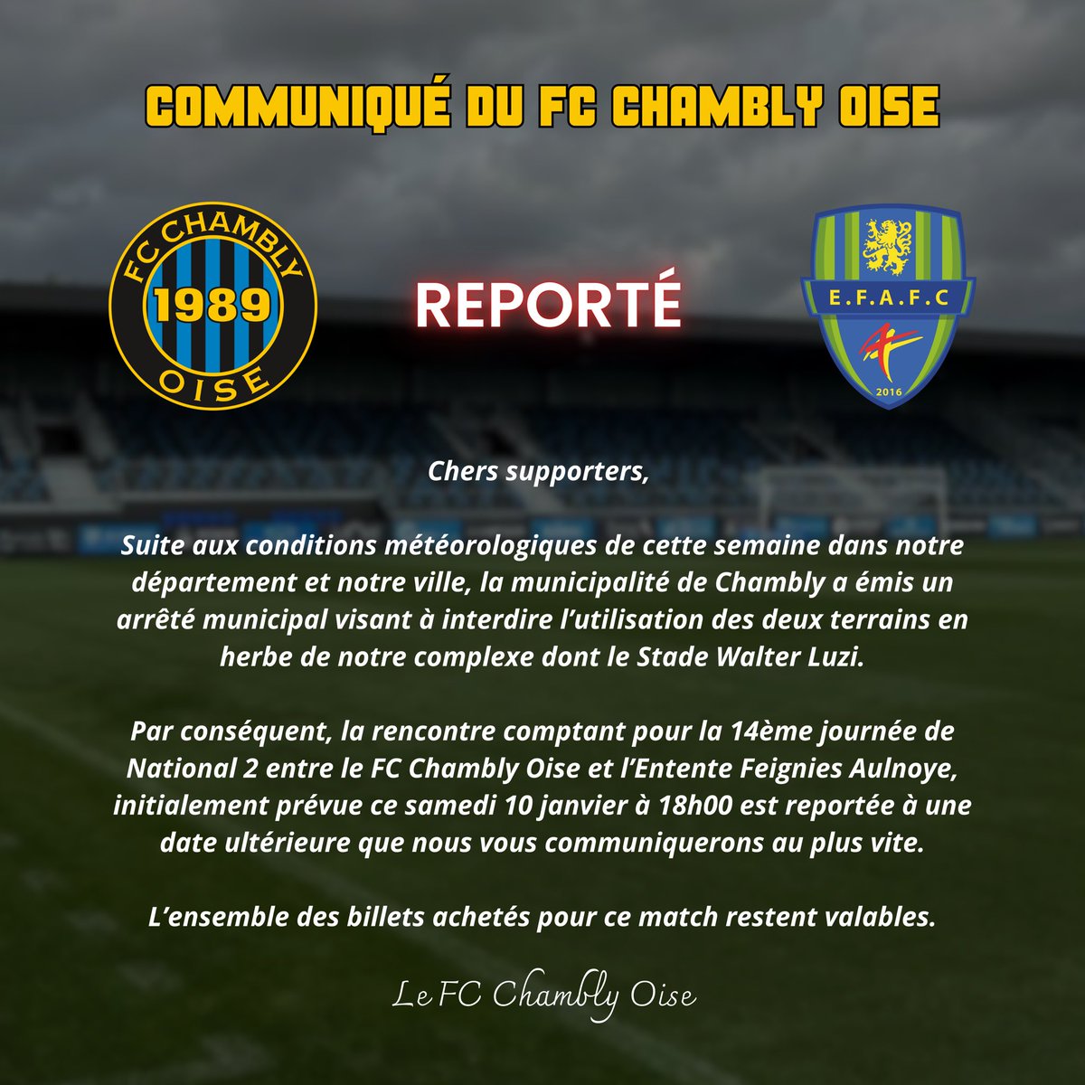 FC Chambly Oise ⚽️ tweet media