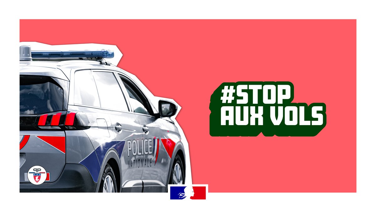 prefpolice's tweet photo. #StopAuxVols | Lundi, suite à la commission de 4 vols commis sous la menace d'un couteau à #Paris07 et #Paris06, un individu a été appréhendé sur signalement par les policiers. Les victimes, 2 particuliers et 2 commerçants, non blessées, ont déposé plainte.

🔵 1 interpellation https://t.co/hqgbakzSrM