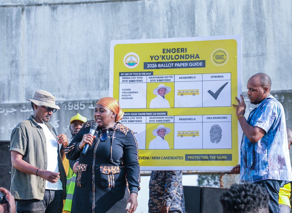 MiltonOboteIII's tweet photo. NRM VOTE PROTECTION CLARIFIED

The SPA-ONC @ChiefMuzzukulu, alongside NRM EC Chair Dr. Tanga Odoi, has clarified that NRM vote protectors are strictly mandated to safeguard the votes of H.E. President @KagutaMuseveni and must not be diverted to MP campaigns. https://t.co/yG4CWsP8qQ