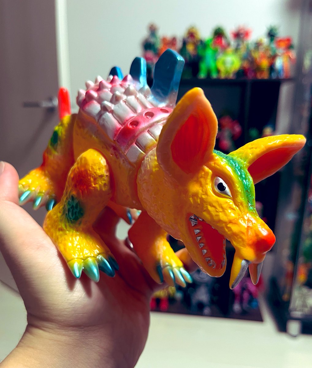 ブルマァク/ロボネズ ソフビ ブルマァクのロボネズ 肌色成型に黄色塗装はきれいですね #ブルマァク