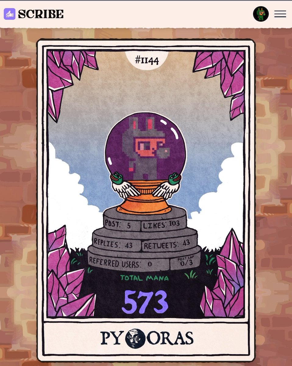 Just a few days of showing up and MysticDAO keeps unfolding what it has installed  @MysticDAO 🔮🔮