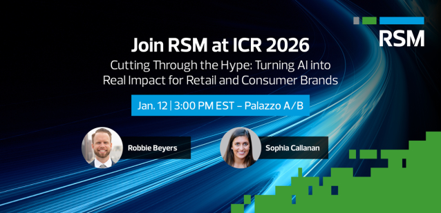 IQThereforeIAm's tweet photo. How can AI deliver real impact for consumer brands? Join RSM’s panel at ICR 2026 on Monday, Jan. 12 from 3 to 3:45 p.m. in Palazzo A B. Featuring Robbie Beyer and Sophia Callanan. https://t.co/TIMj1KTu6q https://t.co/RSBymq5QXH