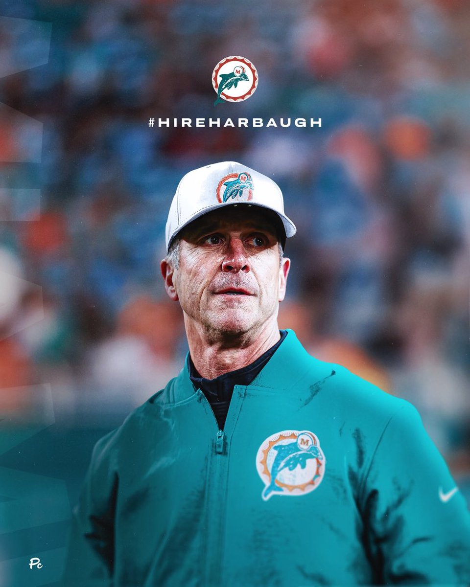 Hire Harbaugh and BRING BACK THE REAL LOGO!!!! 

<a href="/MiamiDolphins/">Miami Dolphins</a>