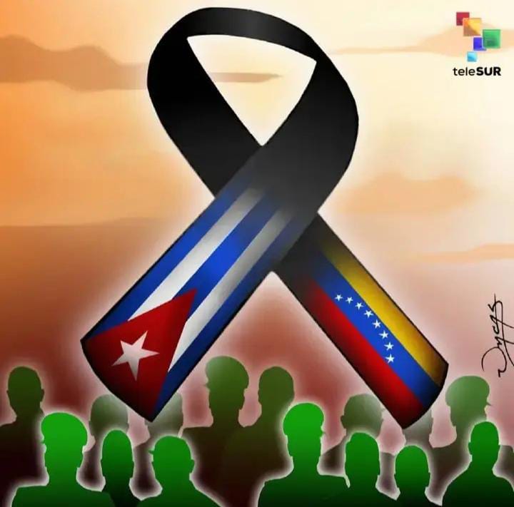 Fue el cubano el hermano del pueblo venezolano que hizo suyas las palabras de 
Por Venezuela Estamos Dispuestos a dar Hasta Nuestra Propia Sangre
#HonorYGloria