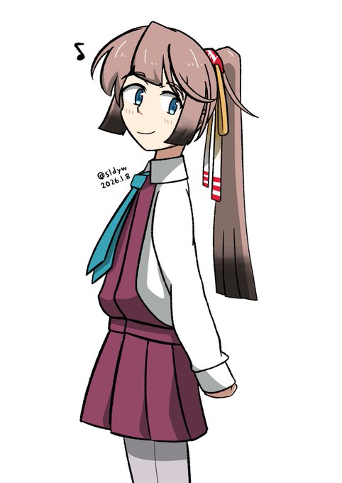 #艦これ版真剣お絵描き60分一本勝負_20260108
風雲ちゃん! 
2345スタートなので大体1h 