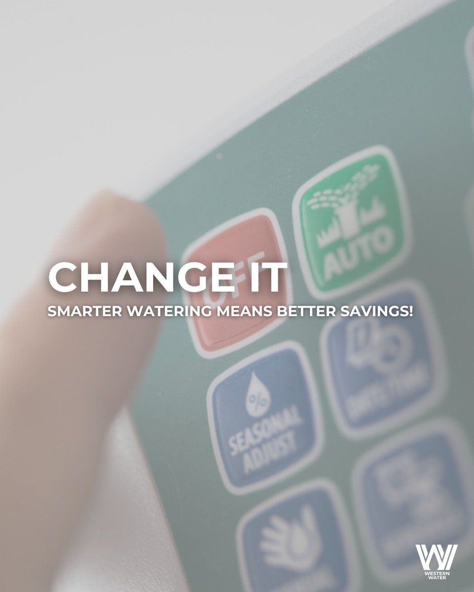 Change it 💡 by upgrading old sprinkler heads to water-efficient nozzles or installing a smart irrigation controller. Smarter watering means better savings! WesternWaterCA.Gov/ItAlwaysMatters #ItAlwaysMatters