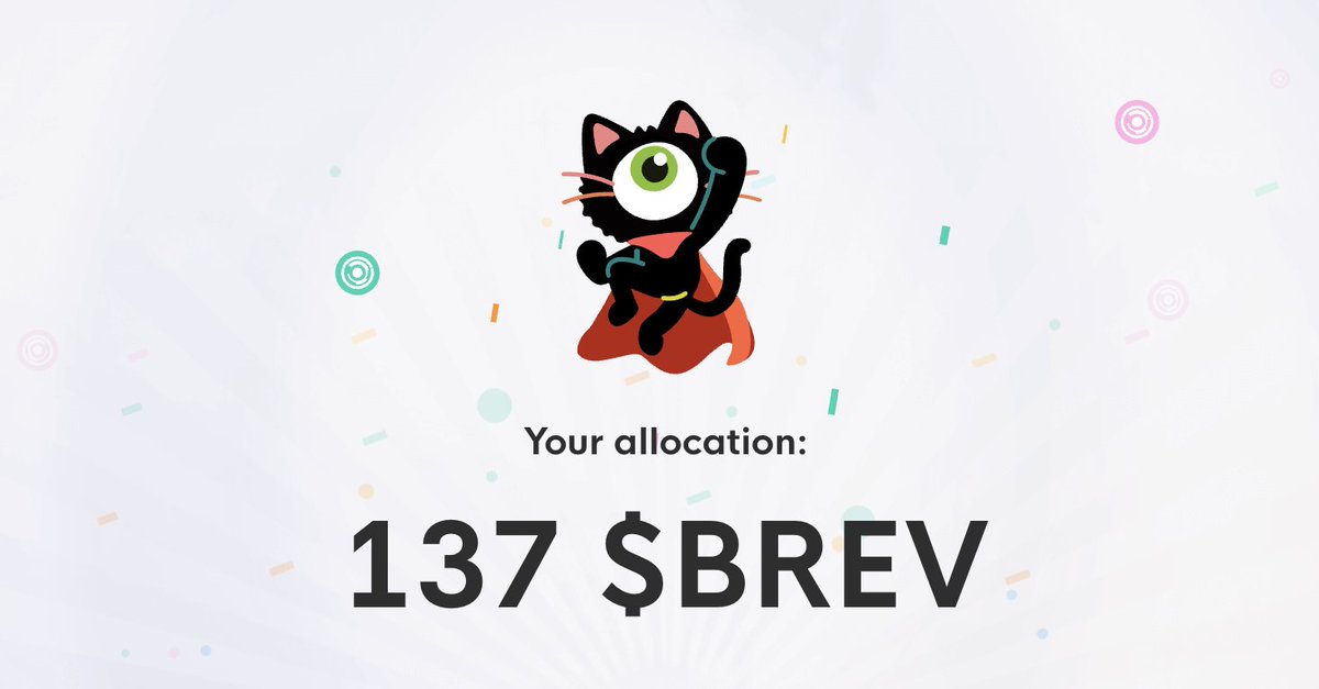 PatrykosWeb3's tweet image. Koniecznie posprawdzajcie swoje portfele czy nie łapiecie się na zrzut $BREV bo możliwe, że macie airdrop o którym nie wiedzieliście:  

🔗 claim.brevis.network 

Ja bym przespał temat bo nie śledziłem projektu, nawet nie wiedziałem, że dzisiaj mieli listing a finalnie wpadła…