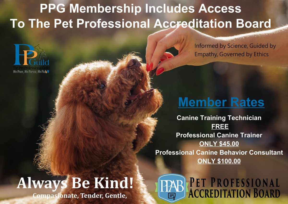 Pet Professional Accreditation Board - Professionalizing the Pet Training Industry by Encouraging Trainers and Behavior Consultants to Demonstrate Competency
petprofessionalguild.com/about-ppab/