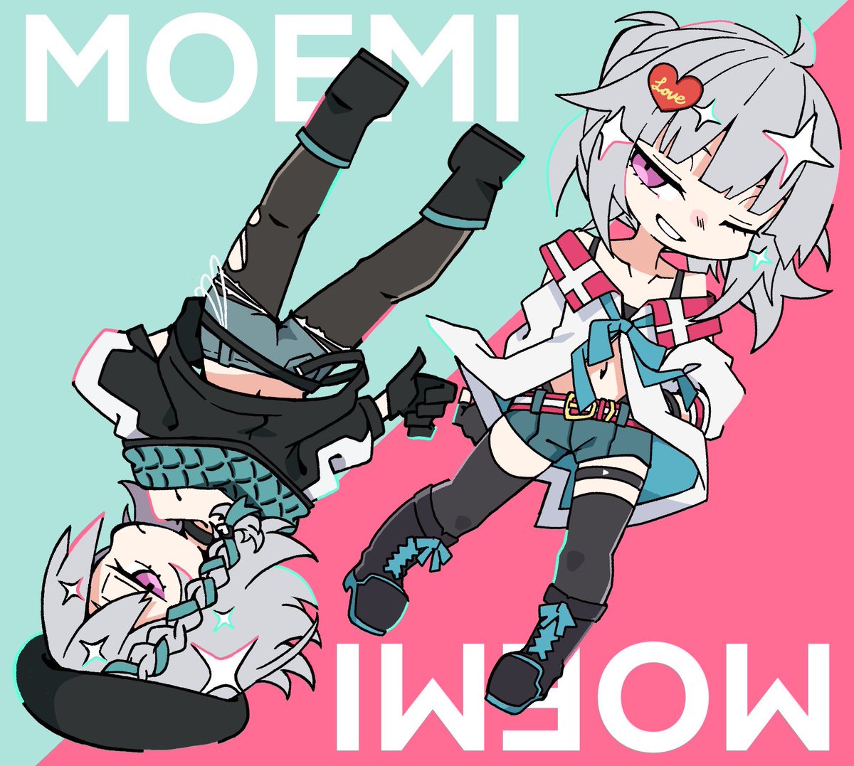 どちらの姿も。

#moemiART 