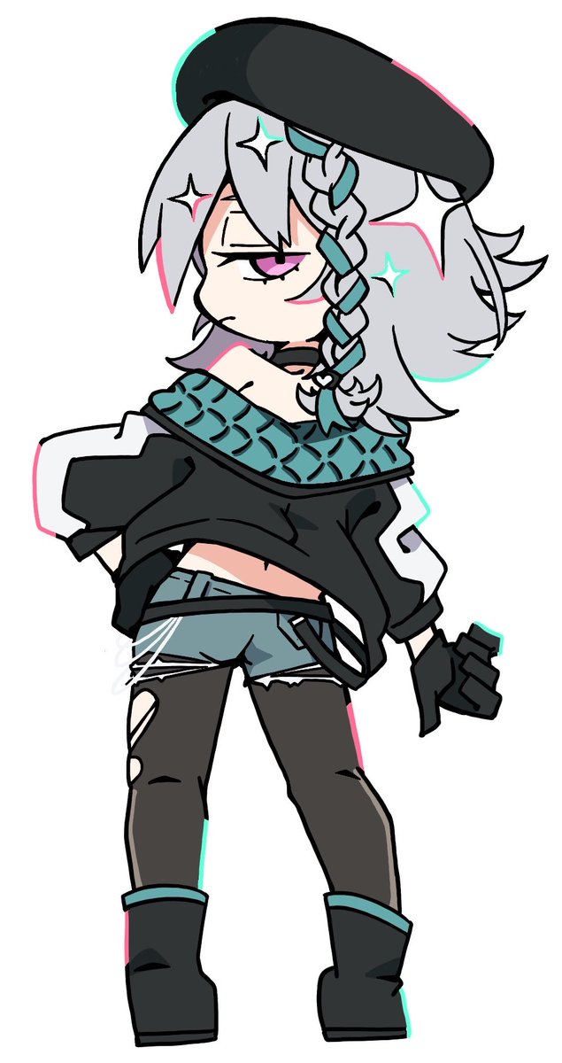 どちらの姿も。

#moemiART 