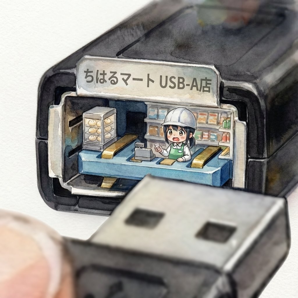 USBの中のコンビニ