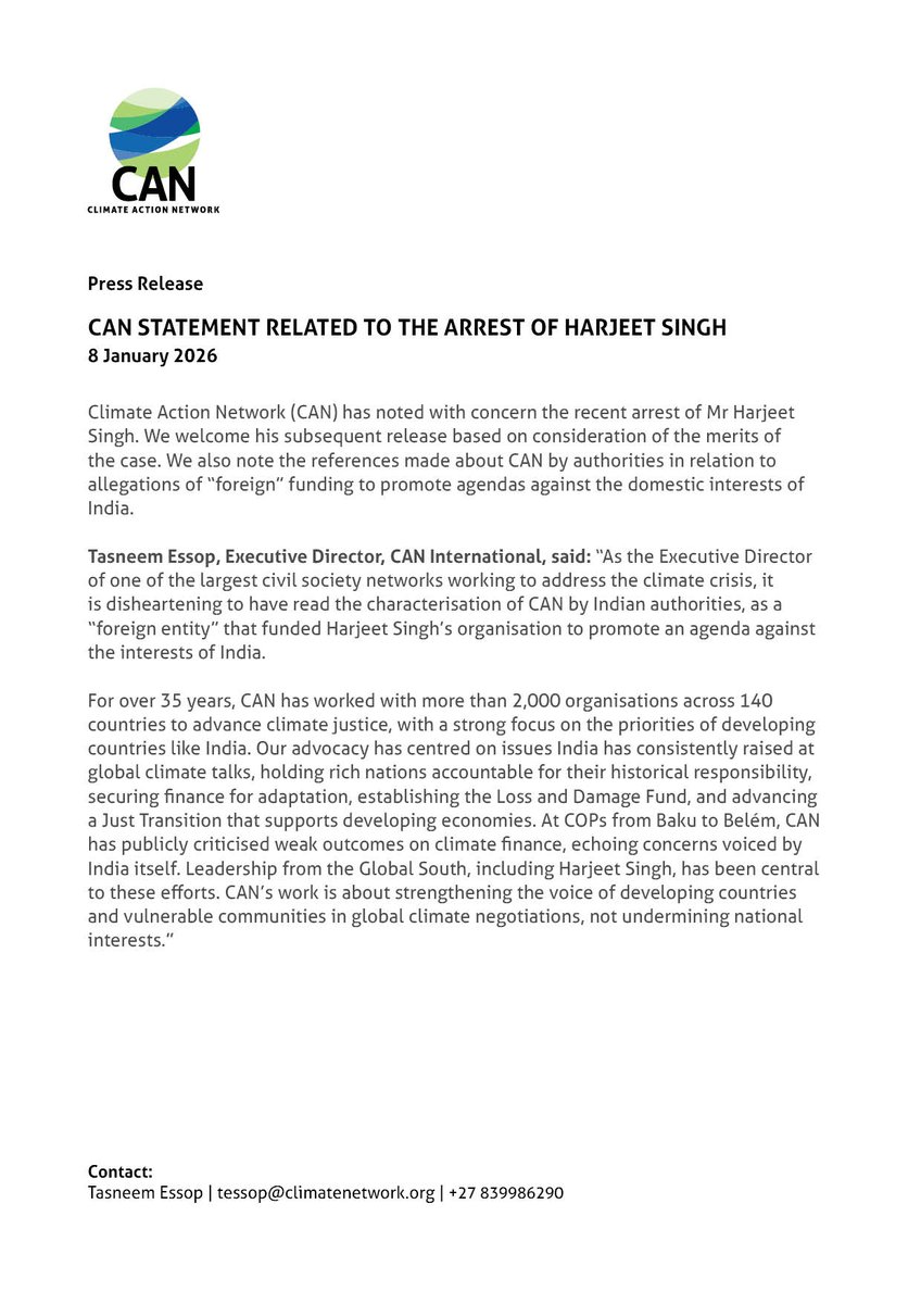 Climate Action Network International (CAN) tweet media