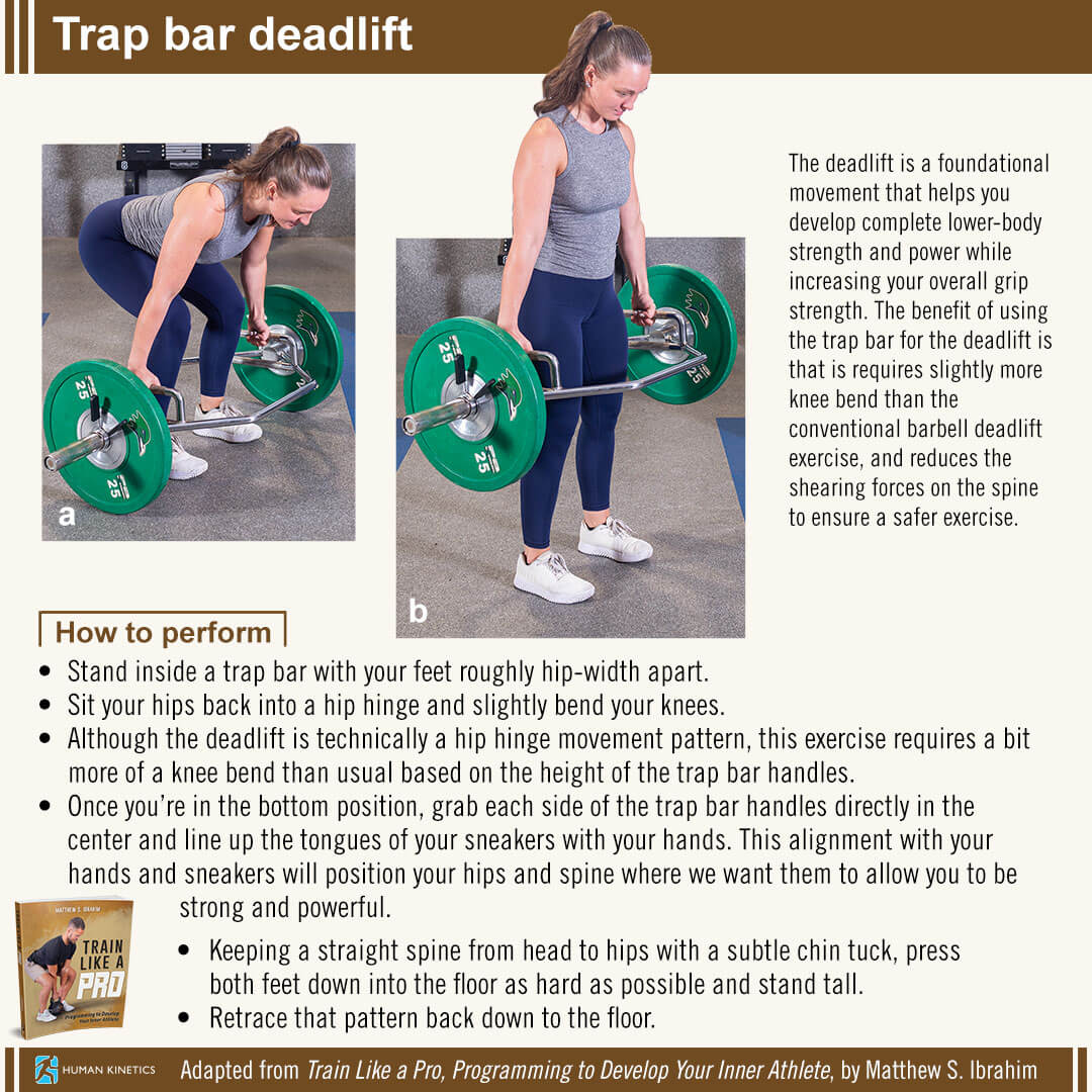 Trap bars provide a safer exercise by requiring a greater knee bend for the deadlift than the conventional barbell deadlift and reducing the shearing forces on the spine.

Learn more about athlete level training in Train Like a Pro:

➡️bit.ly/3Vm8nrO 

#Deadlift
