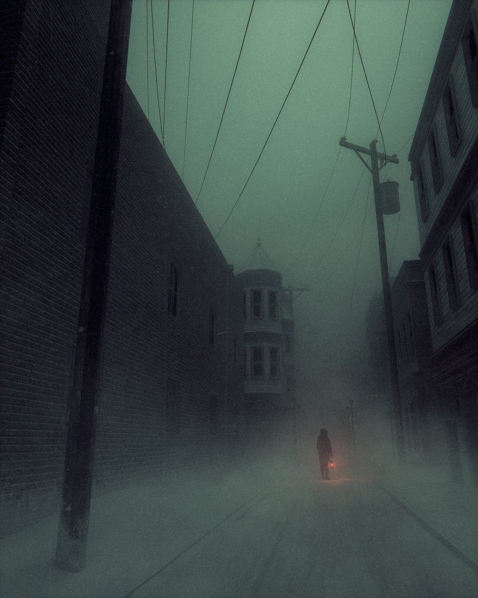 huleeb's tweet image. cold street