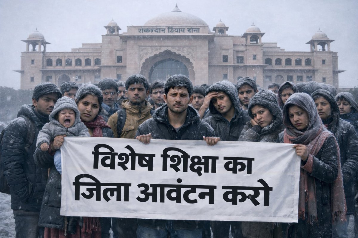 <a href="/rajeduofficial/">Dept of Education, Rajasthan</a> माननीय सहायता करे
अध्यापक भर्ती 2022 लेवल 2( विशेष शिक्षा )मे आये परिणाम 10-10-25 को 3 महीने हो गए है परन्तु अभी तक जिला आवंटन नही हुआ है आम तौर पर यह 10 दिन मे हो जाता है
जिस कारण हम मानसिक ओर आर्थिक रूप से प्रताड़ित हो रहे है<a href="/IASKrishnaKunal/">IAS Krishna Kunal</a> <a href="/BhajanlalBjp/">Bhajanlal Sharma</a> <a href="/RajCMO/">CMO Rajasthan</a> <a href="/madandilawar/">Madan Dilawar</a>