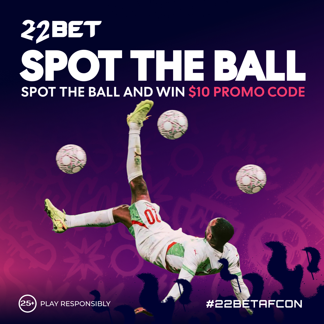 22BET_Uganda's tweet image. AFCON Vision Test! 👀⚽
Can you spot the correct ball before the kick?

Get it right and $10 Free Bet fit be yours 💰

How to enter:
✔️ Follow
✔️ Share
✔️ Comment

Only correct answers win. 🍀 22 Lucky winners T&amp;amp;Cs apply