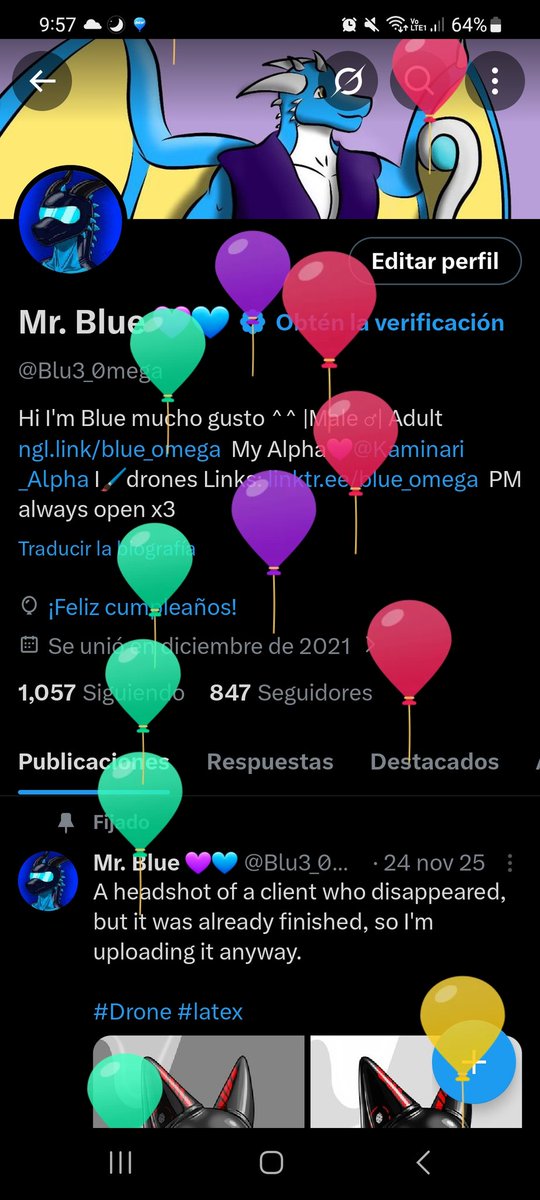 Mr. Blue 💜💙 tweet media