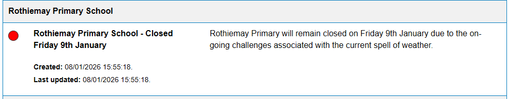 Rothiemay Primary School tweet media