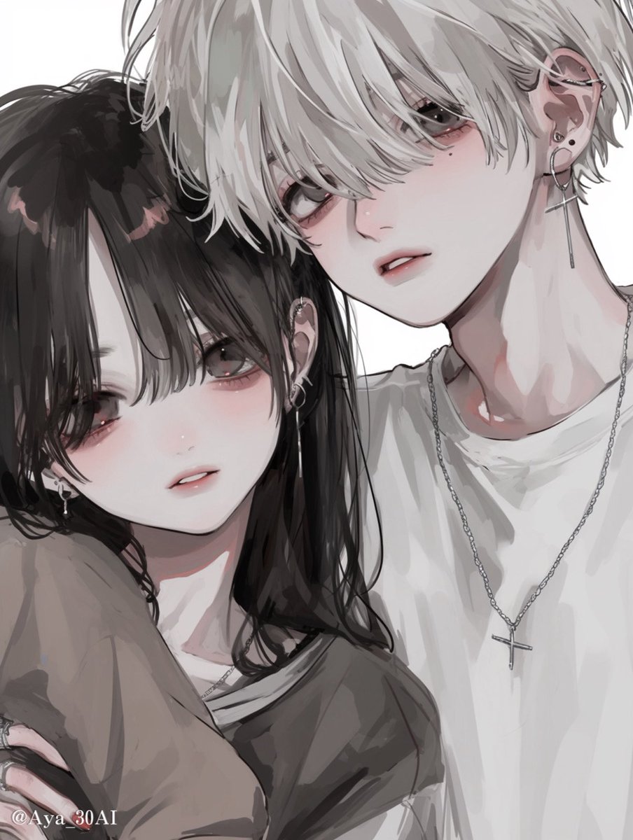 最近ペア画の調子がいいぞ！！ 上手く作れてると思う！！ AIイラスト