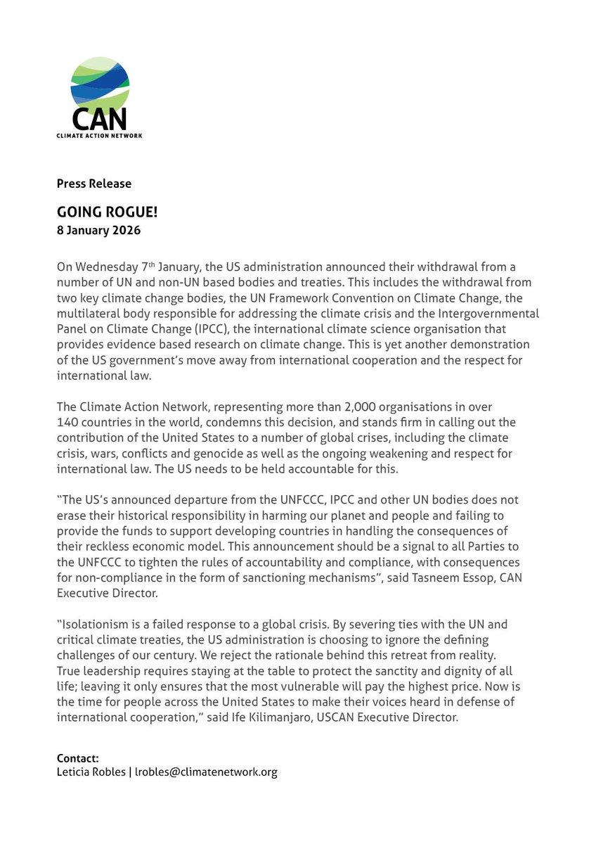 Climate Action Network International (CAN) tweet media