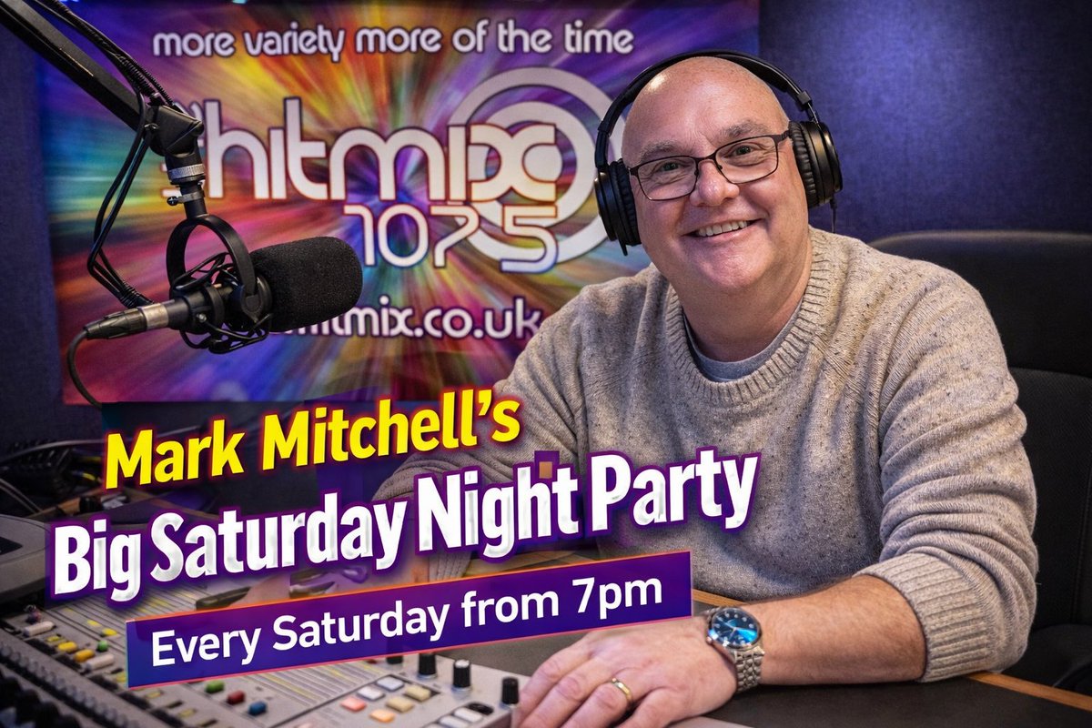 Join me this Saturday <a href="/thehitmix/">The Hitmix 107.5 FM</a> for another 3 hours of great songs and memories