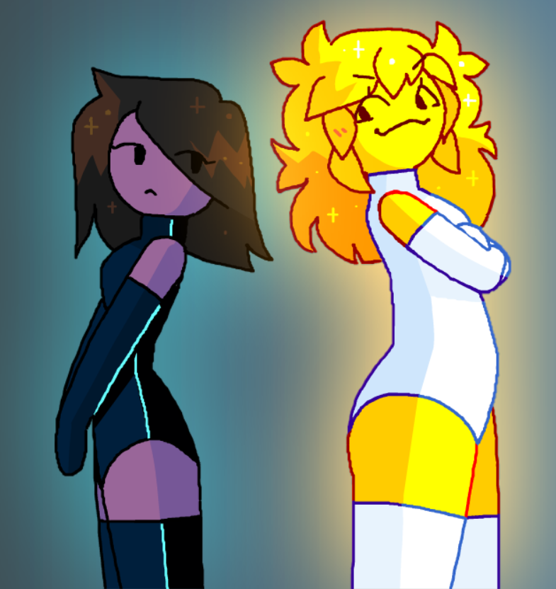 SulfurAnim8s's tweet image. dark mode light mode

left is @aprianexart right is MEEE :3333