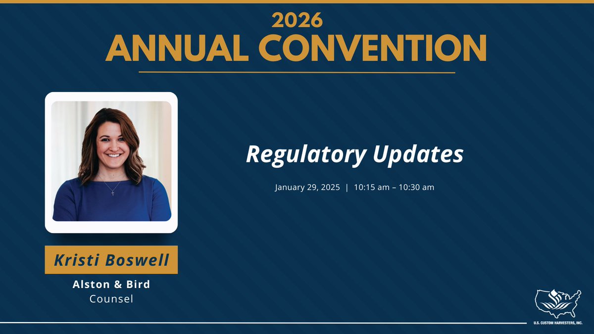 Don't miss out on hearing Kristi Boswell at Annual Convention! She is USCHI's lawyer/lobbyist in Washington DC, and will update the group on legislative happenings from 2025 and speak about what 2026 holds. Learn more about the agenda, here. >> ow.ly/IVHq50XT5JA