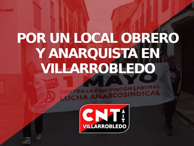 Comienza la campaña de financiación del Ateneo Lumbre Libertaria goteo.cc/cntvillarobledo