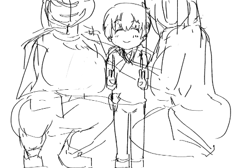 こういう身長差といううより骨格からして違うタイプのおねショタも好きで候 