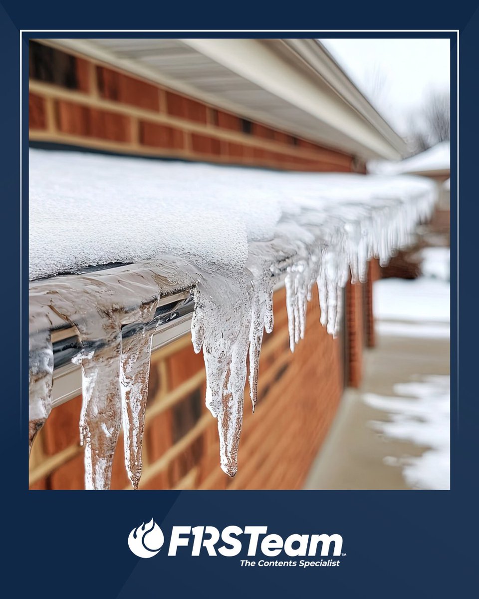 FRSTeam1's tweet photo. ❄️ Over the next several weeks, we will be sharing some winter weather tips to keep your belongings and property safe. 
Avoid winter flooding by clearing gutters, checking drains, and making sure your sump pump is ready to go.💧 https://t.co/rICDzSKXY9