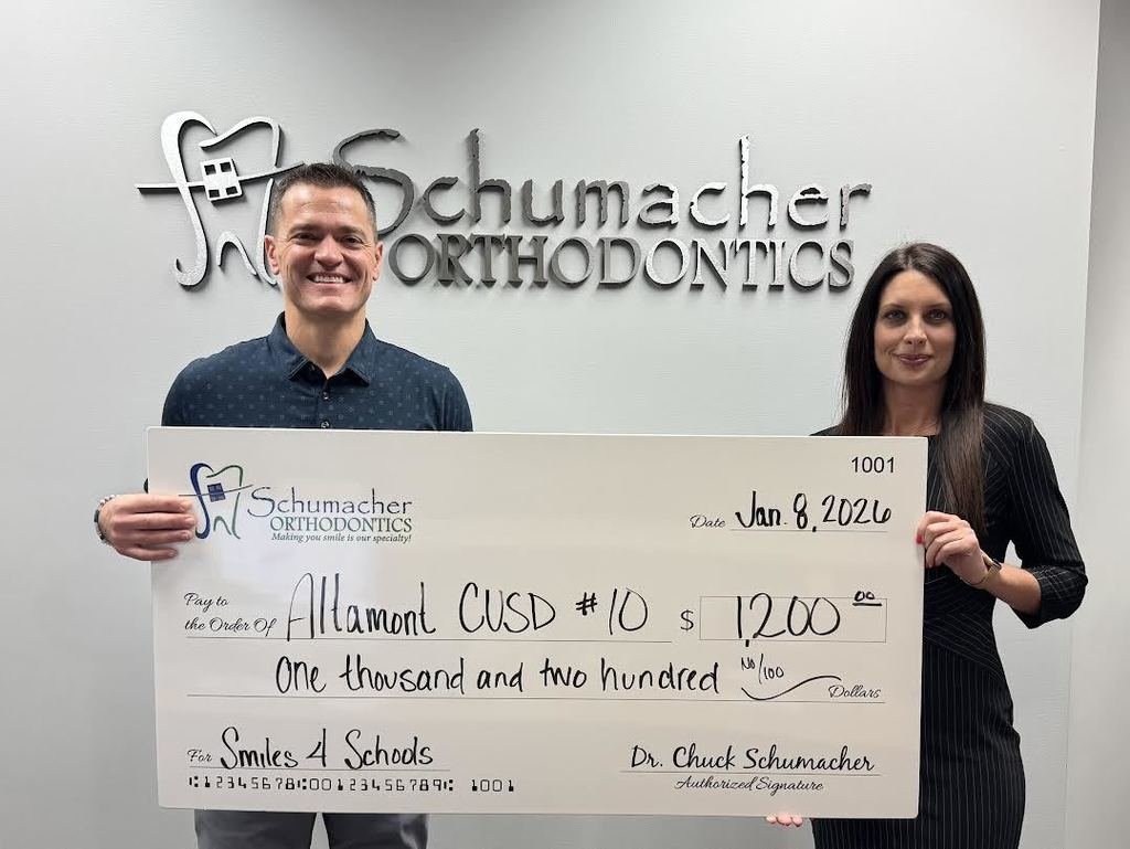 Unit10Tweets's tweet image. A HUGE Thank You to Schumacher Orthodontics and their Smiles 4 Schools program. As a part of their program, Schumacher gives back to our district for every patient that is treated in their office. We grately appreciate their continued support of our school and community!
