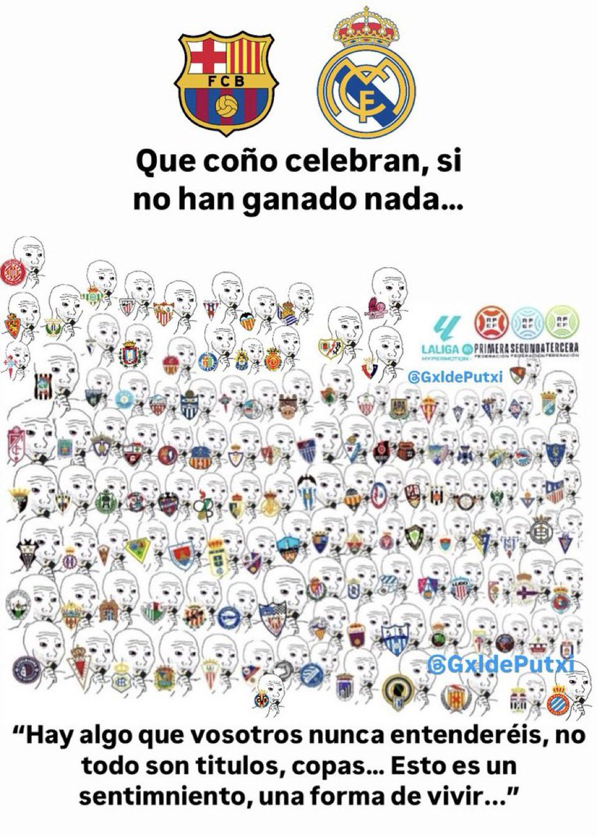 Este sentimiento no lo compra nadie.