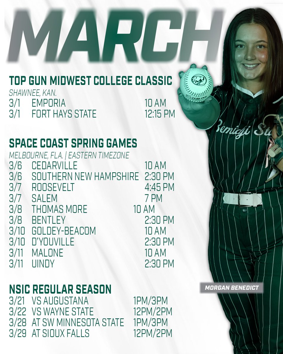 Bemidji State Softball tweet media