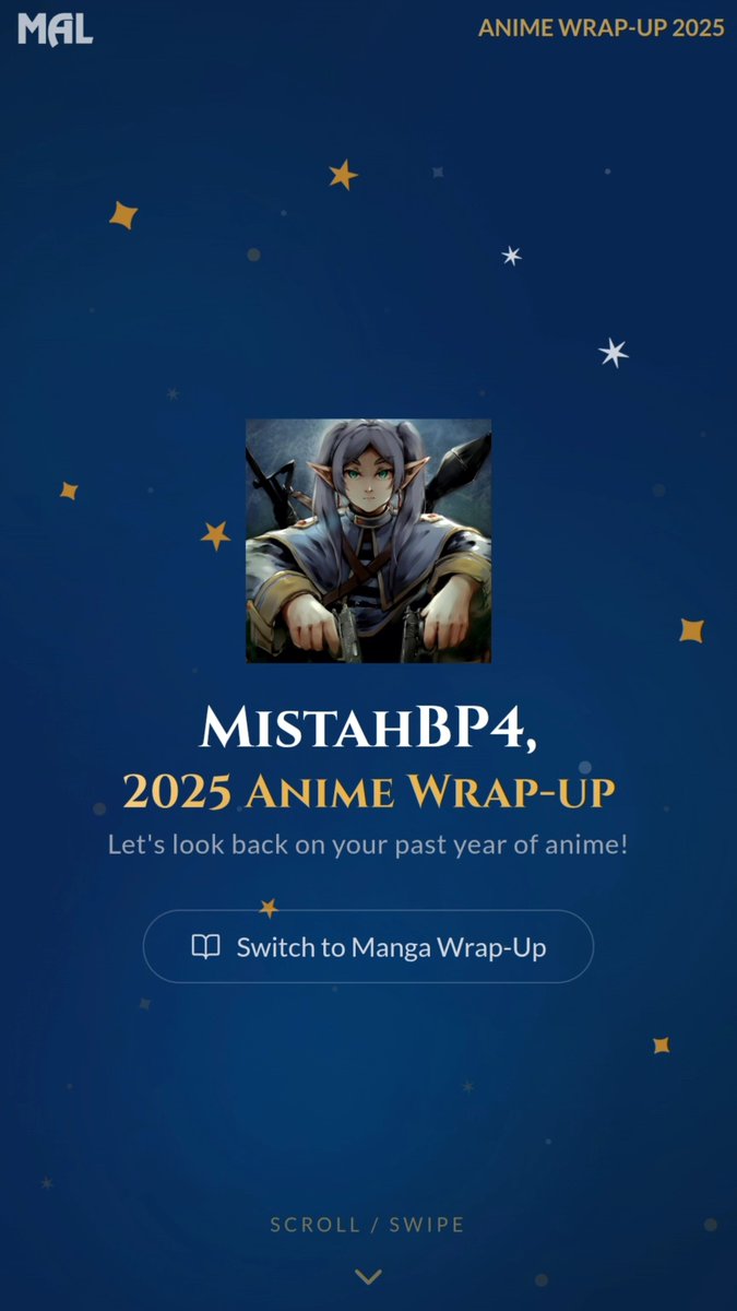 itsVoxucian's tweet photo. Here is my 2025 MAL Wrapped https://t.co/sK6IZbKEKs