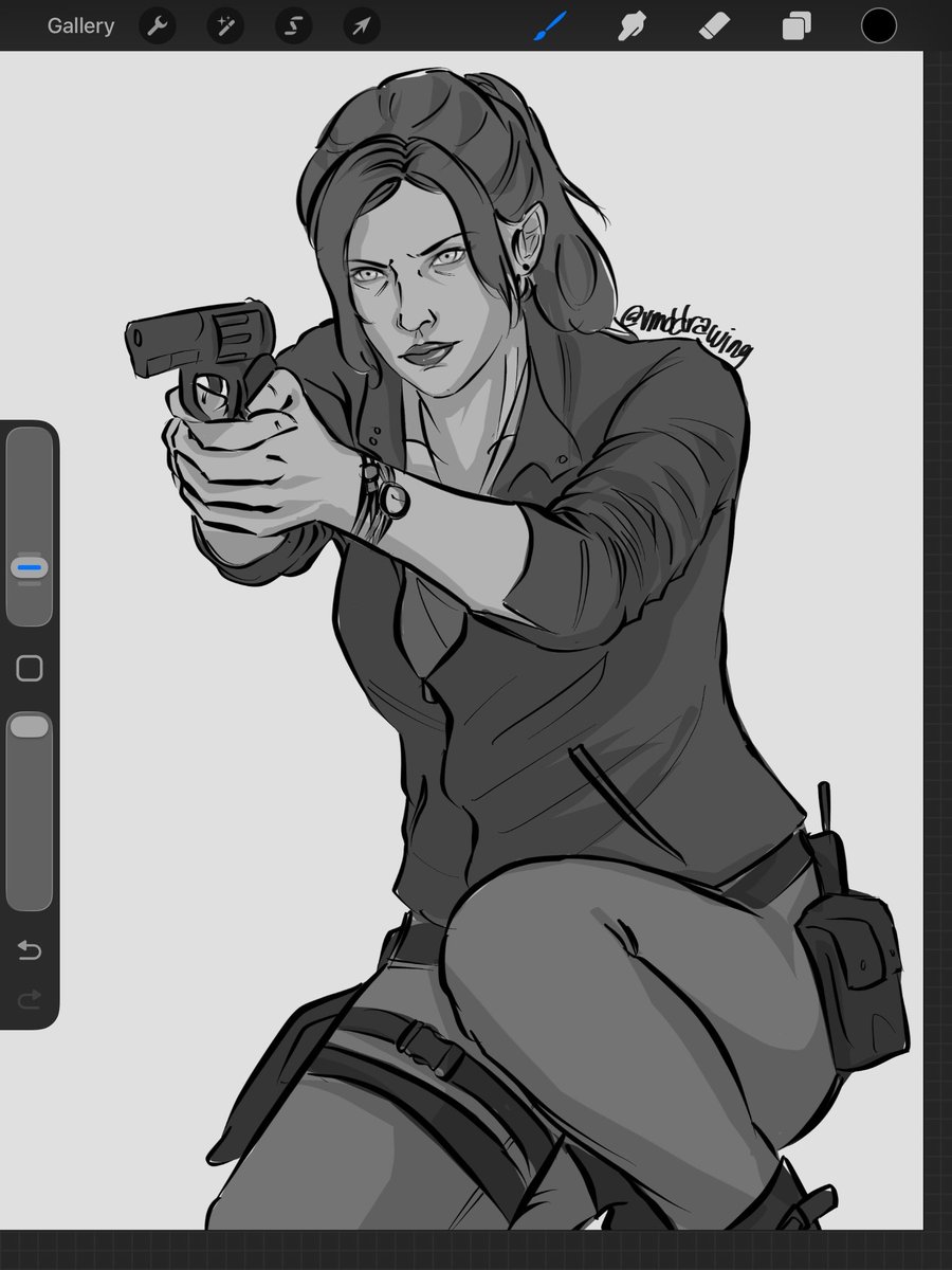 vmddrawing's tweet image. Today's Claire 
On Duty vs. Relax Mode (⁠´⁠ε⁠｀⁠ ⁠)