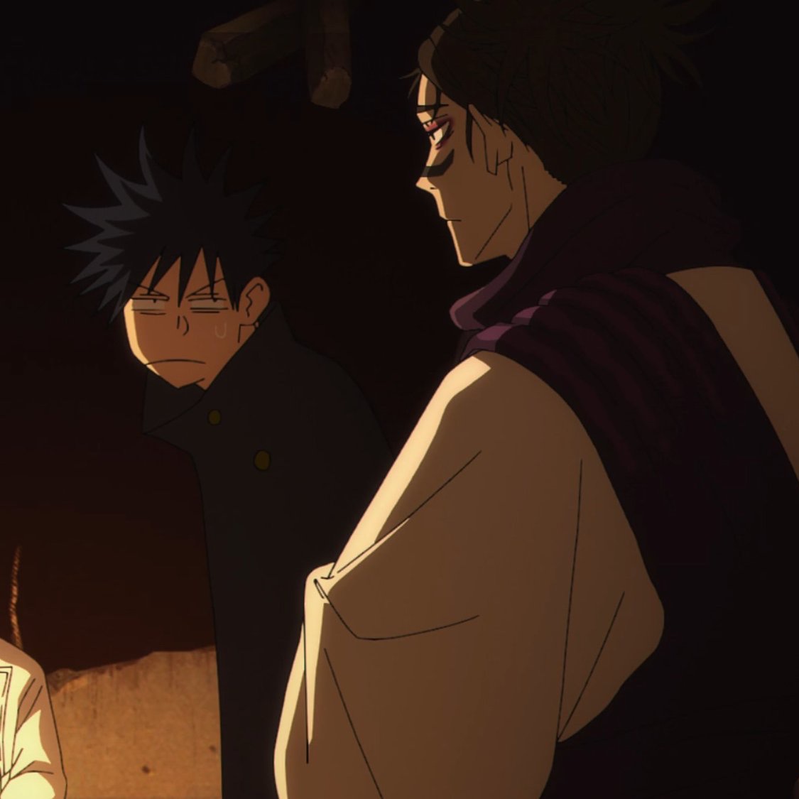 DatChaosGuy's tweet image. Choso during this whole scene