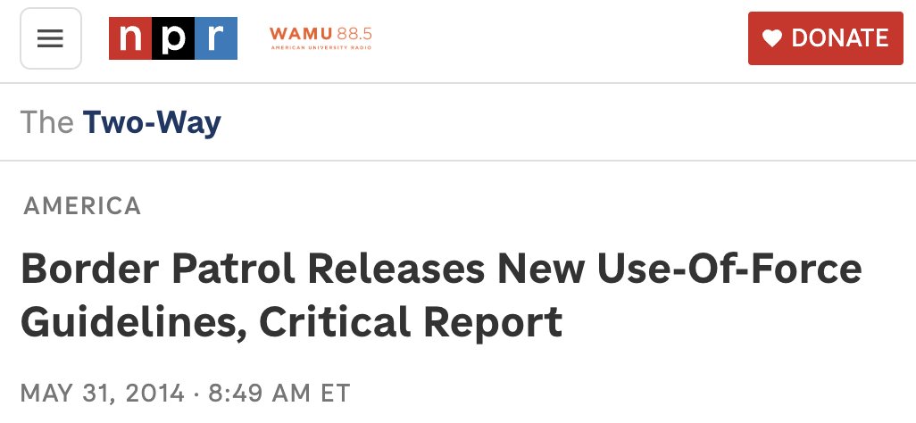 RepSummerLee's tweet image. "Agents should not discharge their weapons against a moving vehicle."

That's an update made in 2014 to the Border Patrol handbook after investigations uncovered that agents were intentionally jumping in front of moving vehicles and then shooting them.

ICE murdering Renee Nicole…