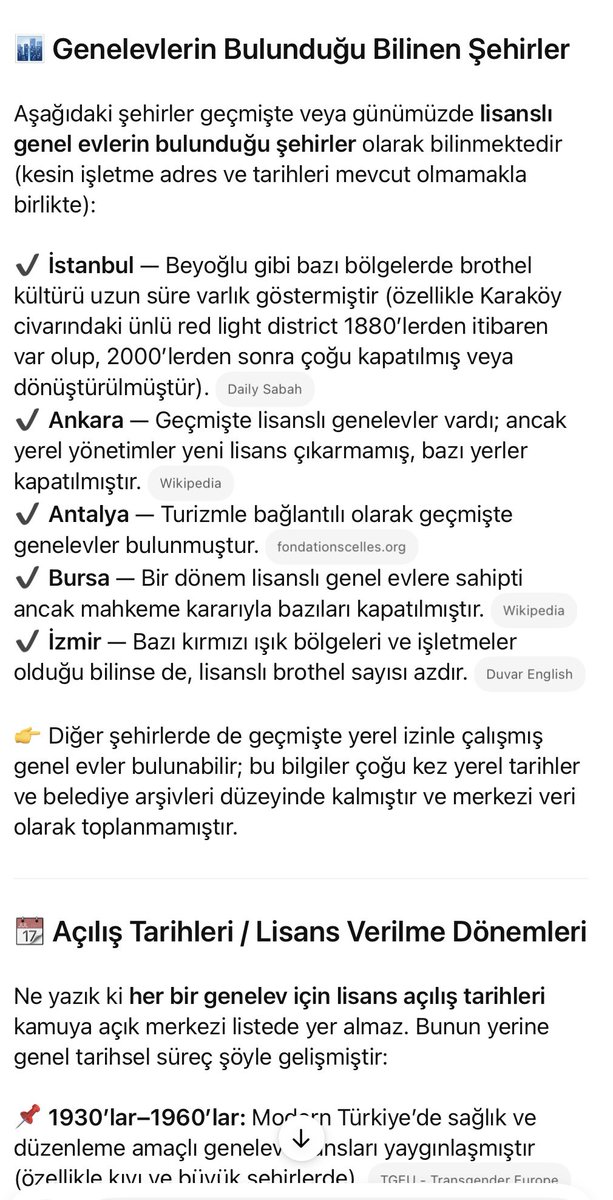 Dindar görünümlü yöneticilerin yönettiği Türkiye’deki genel evlerini, resmi ZİNA, FUHUŞ yerlerini merak ettim karşıma bunlar çıktı.