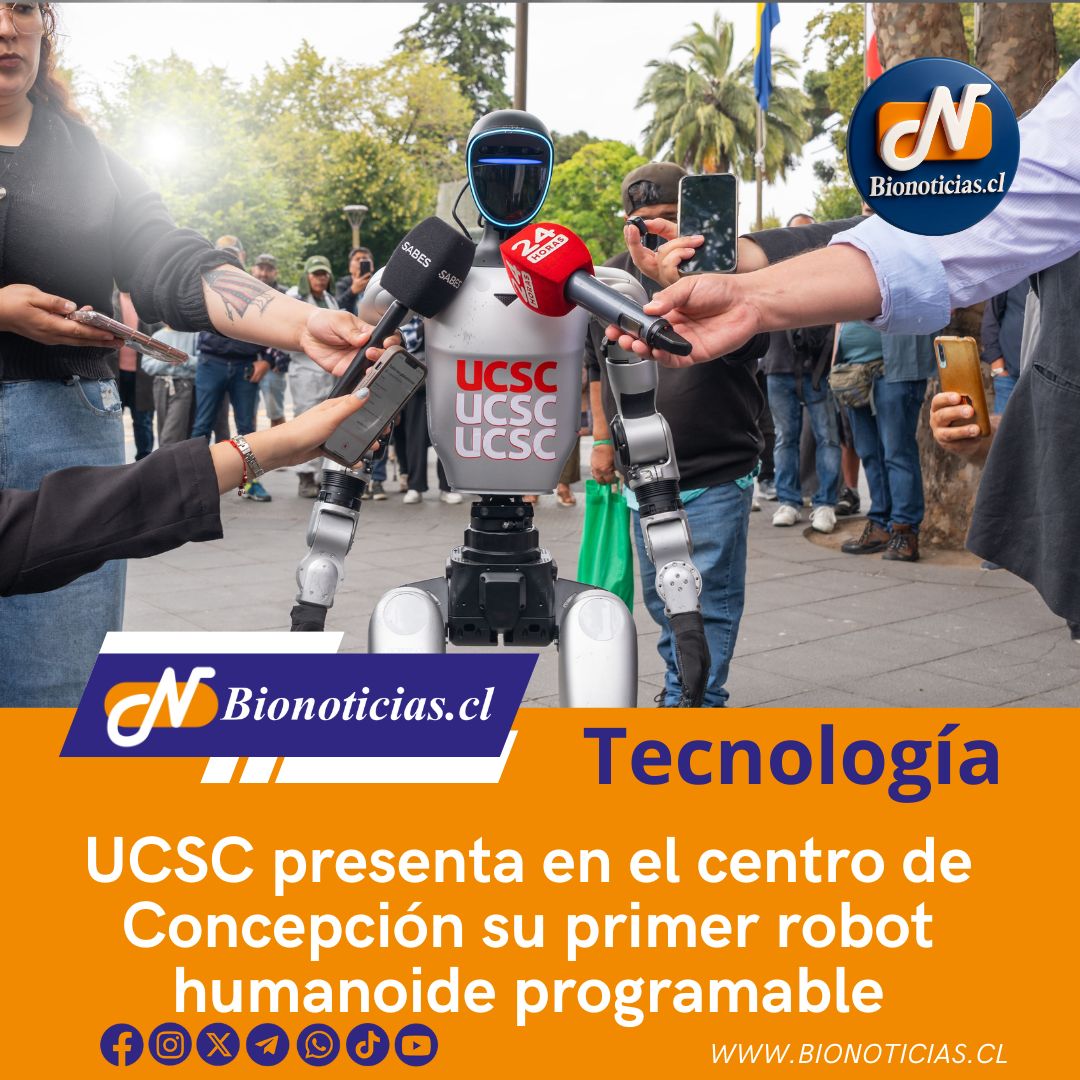 UCSC presenta en el centro de Concepción su primer robot humanoide programable
bionoticias.cl/ucsc-presenta-…
 #UCSC #Robótica #InteligenciaArtificial #Concepción #InnovaciónTecnológica