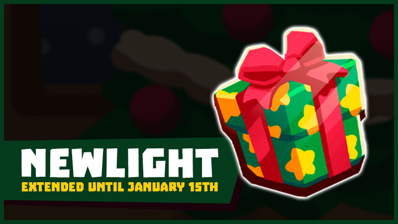 Newlight shines a little longer, Hunters! ✨

On January 1st, a bug caused Fred’s shop in the Secret Market to stop opening, which prevented players from exchanging Newlight Tokens for cosmetics. This was not intended behavior.

To make up for it, we’re extending the Newlight