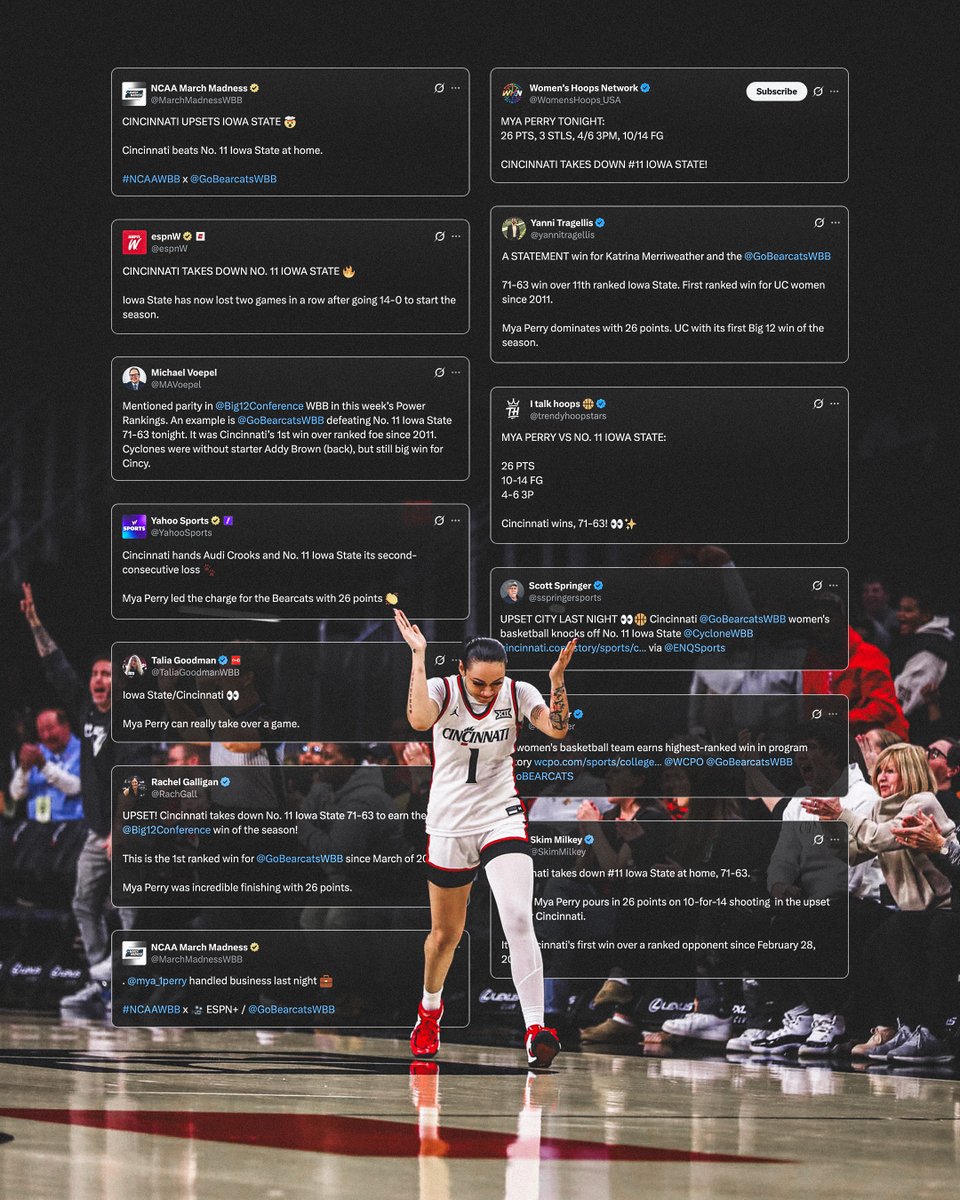Cincinnati Bearcats tweet media
